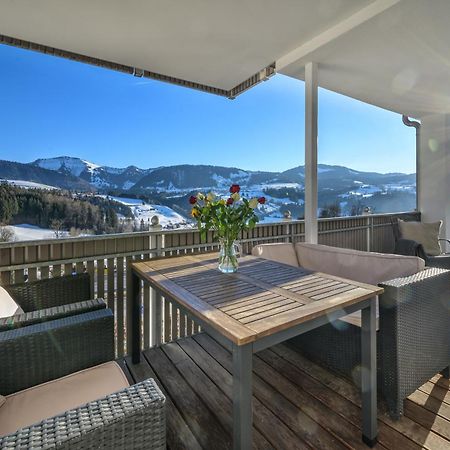 Haus "Bergblick" Ferienwohnung Hochgrat Oberstaufen Mit 2 Schlafzimmer Extérieur photo