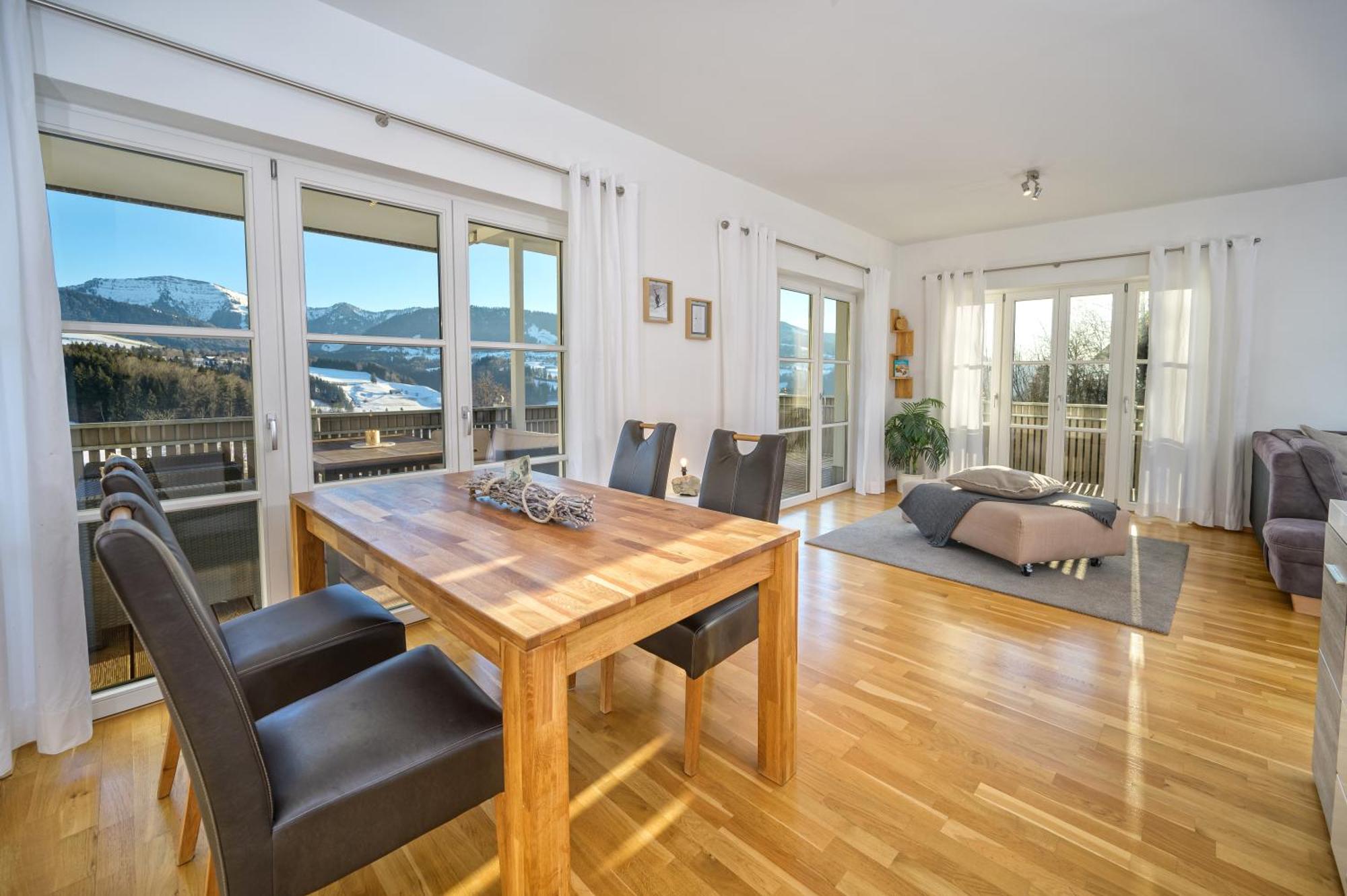 Haus "Bergblick" Ferienwohnung Hochgrat Oberstaufen Mit 2 Schlafzimmer Extérieur photo