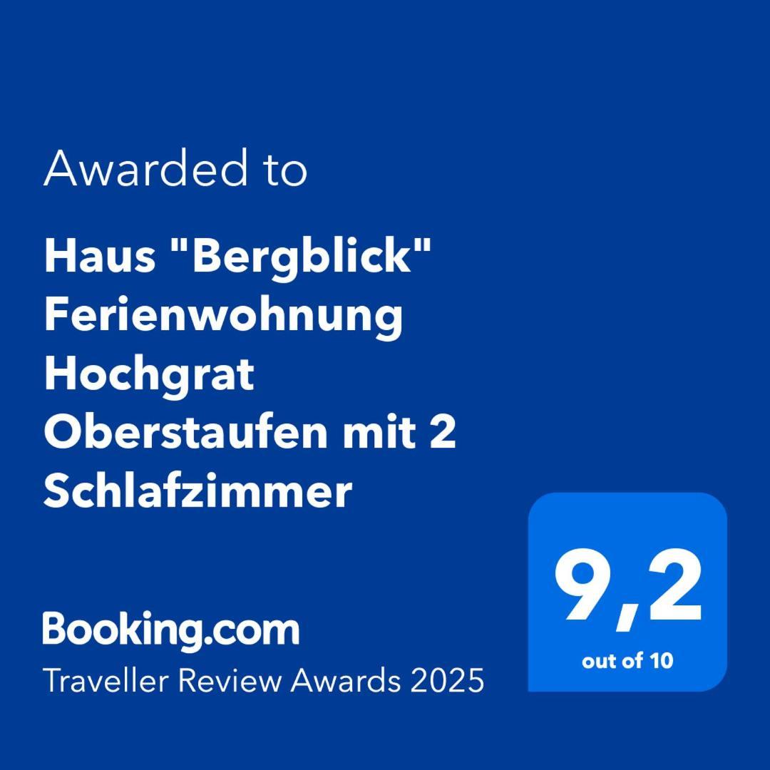 Haus "Bergblick" Ferienwohnung Hochgrat Oberstaufen Mit 2 Schlafzimmer Extérieur photo